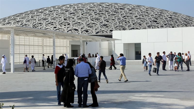 All equipment belonging to journalist Serge Enderlin and photographer Jon Bjorgvinsson were seized upon their arrest. They had  come to cover the opening of Louvre museum in Abu Dhabi.  