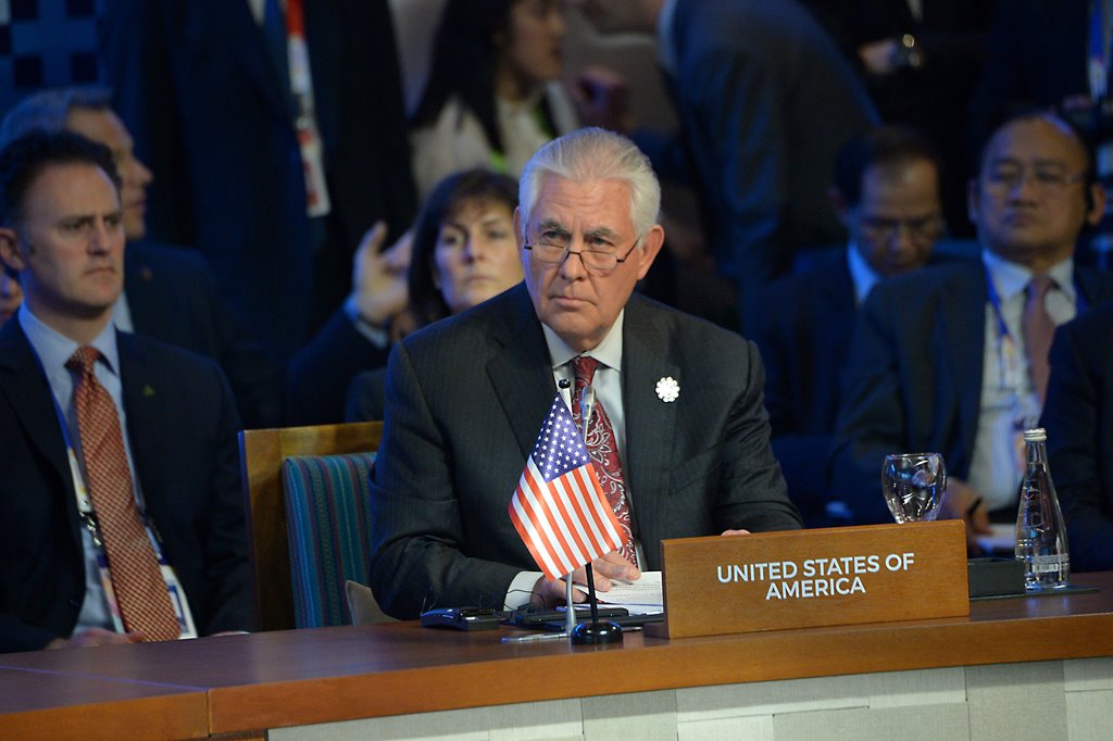 U.S. Secretary of State Rex Tillerson participates in the East Asia Summit in Manila, Philippines November 14, 2017. REUTERS/Ted Aljibe/Pool
