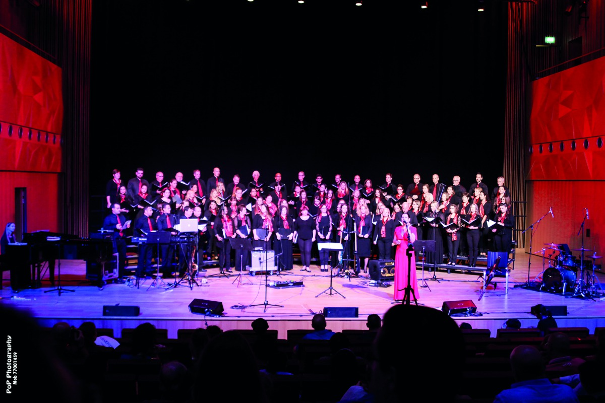 Doha Singers at one of the shows.