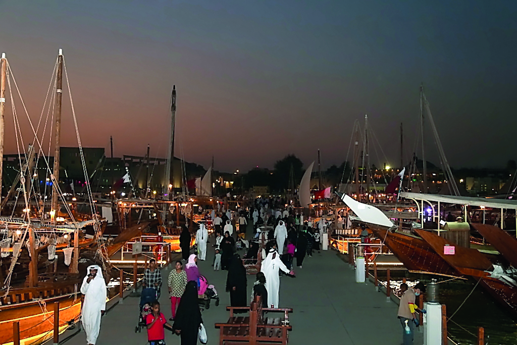 Visitors flock to see traditional dhows exhibited at the ongoing seventh Katara Traditional Dhow Festival at Katara Beach.