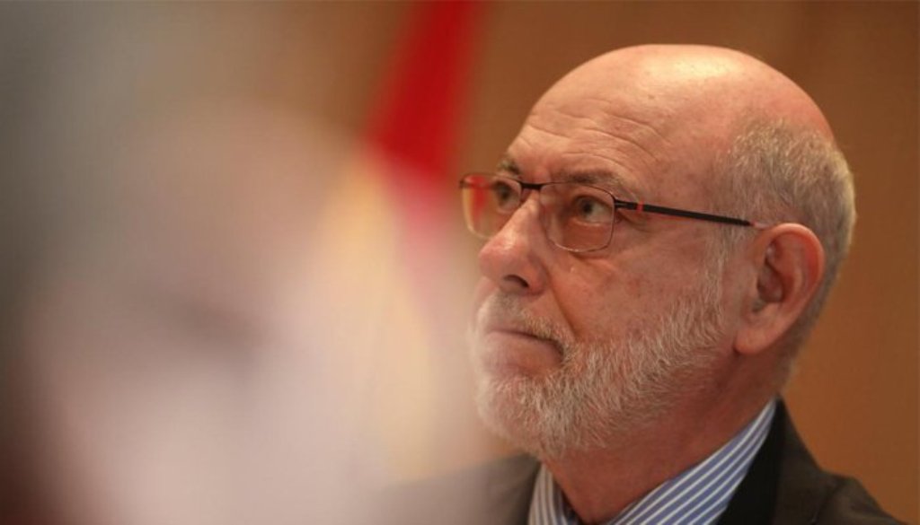 Spain's Attorney-General Jose Manuel Maza delivers a statement at State Prosecutor office in Madrid, Spain, October 30, 2017. REUTERS/Susana Vera/Files.