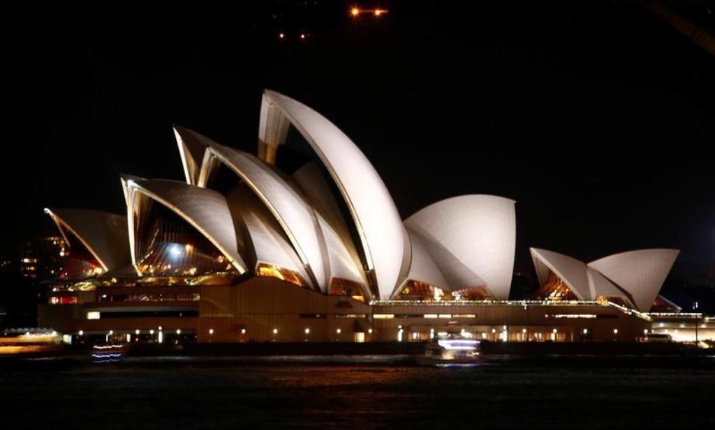 A file photo of the Sydney Opera House seen before the tenth anniversary of Earth Hour in Sydney, Australia. REUTERS/David Gray