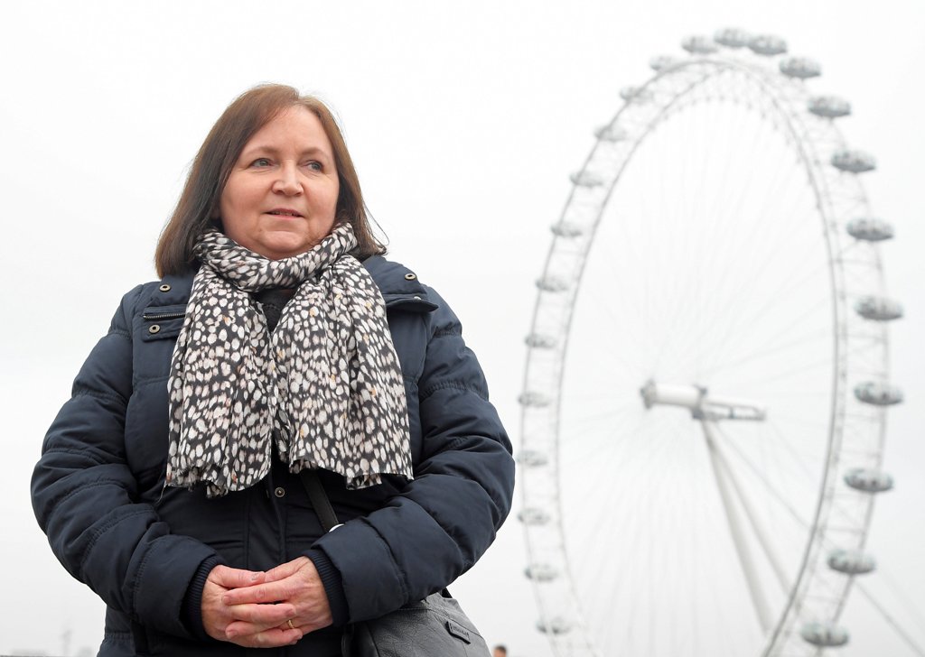 A file photo of health worker Daniela Jones poses for a photograph in London, Britain, November 15, 2017. REUTERS/Toby Melville