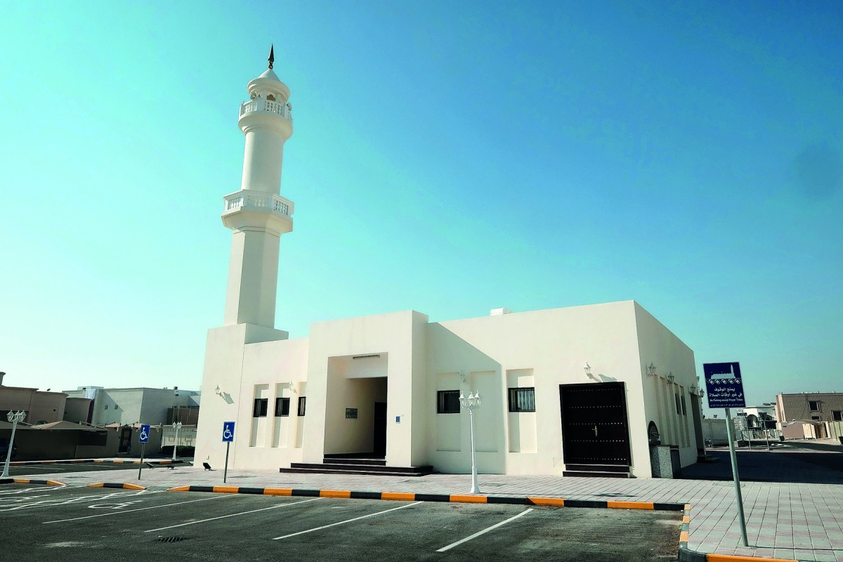 A view of the newly-opened mosque.