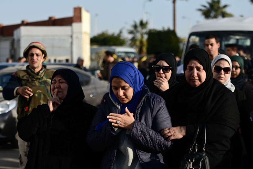 Egyptian relatives of the members of security forces who were killed in North Sinai province in January 2015. Egyptian authorities on December 26, 2017 executed 15 prisoners convicted of attacks on security forces. PHOTO | MOHAMED EL-SHAHED | AFP.