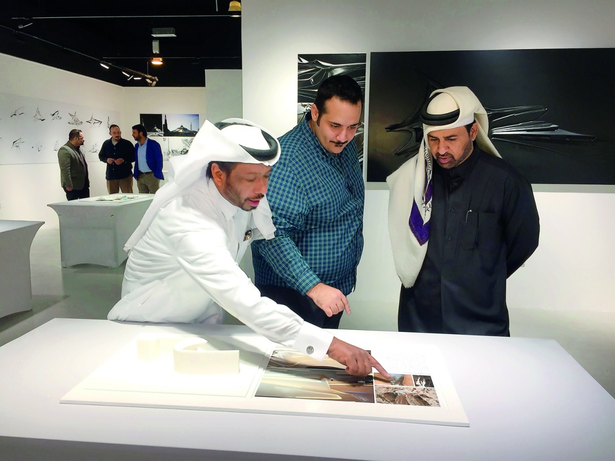 Officials at the exhibition, which is open to the public at Katara Building 22 until January 14.