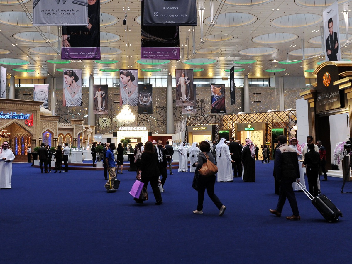 A view from an earlier edition of Doha Jewellery and Watches Exhibition. Picture by: Salim Matramkot/The Peninsula