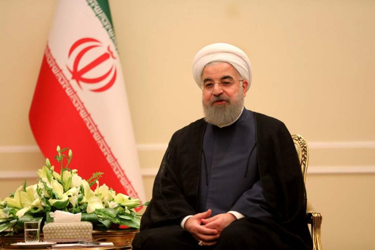 File photo of Iranian President Hassan Rouhani.