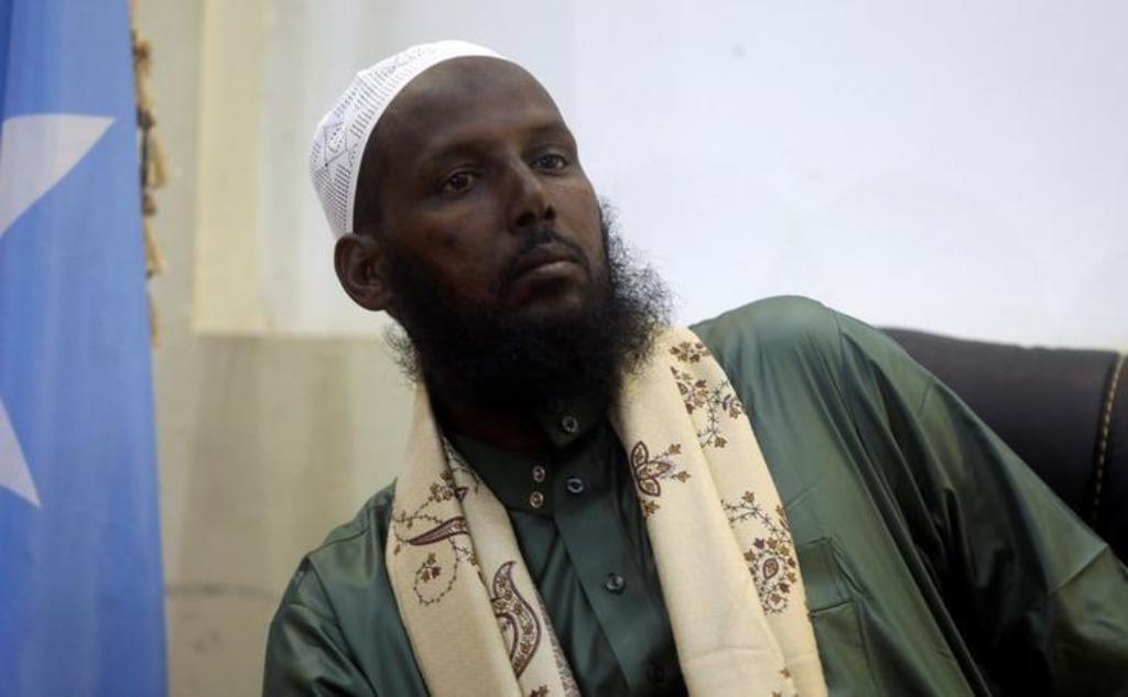 File photo of former al Shabaab leader Mukhtar Robow Abu Mansur attending a news conference in Mogadishu, Somalia August 15, 2017. REUTERS/Feisal Omar