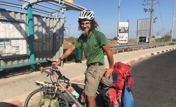  Oliver McAfee, 29, disappeared on 21 November while riding solo along the Israel National Trail near the small town of Mitzpe Ramon in the Negev. Facebook / Missing: Ollie McAfee in Israel 