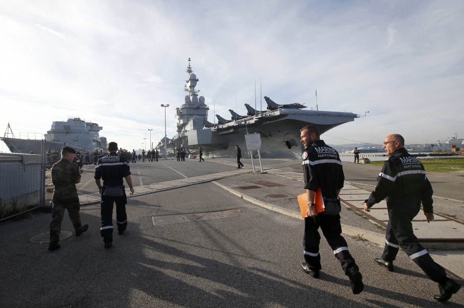 File photo of a French naval base used for representation. Reuters 