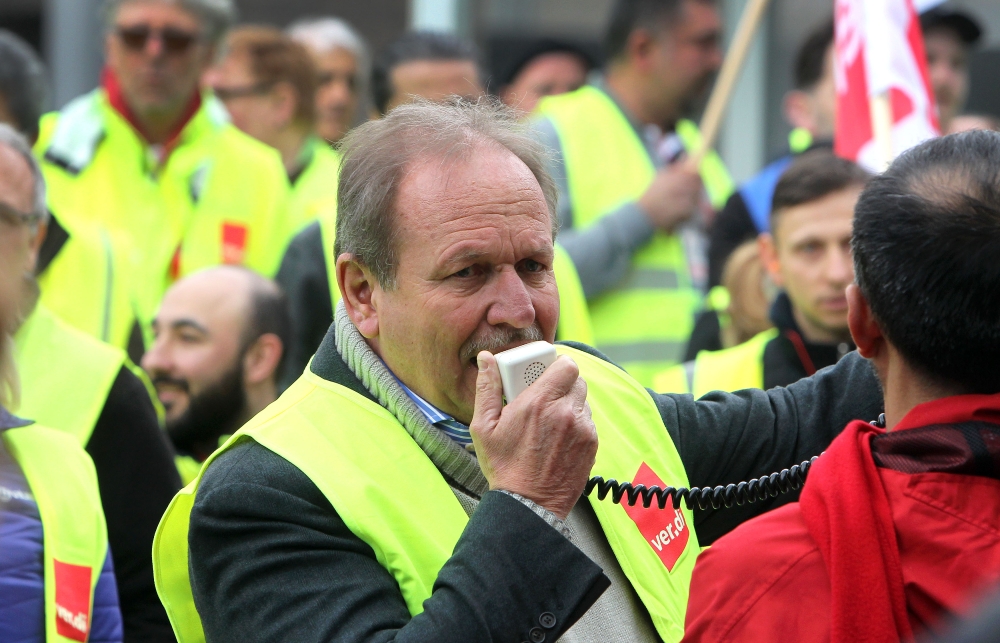 Frank Bsirske, chairman of German union 