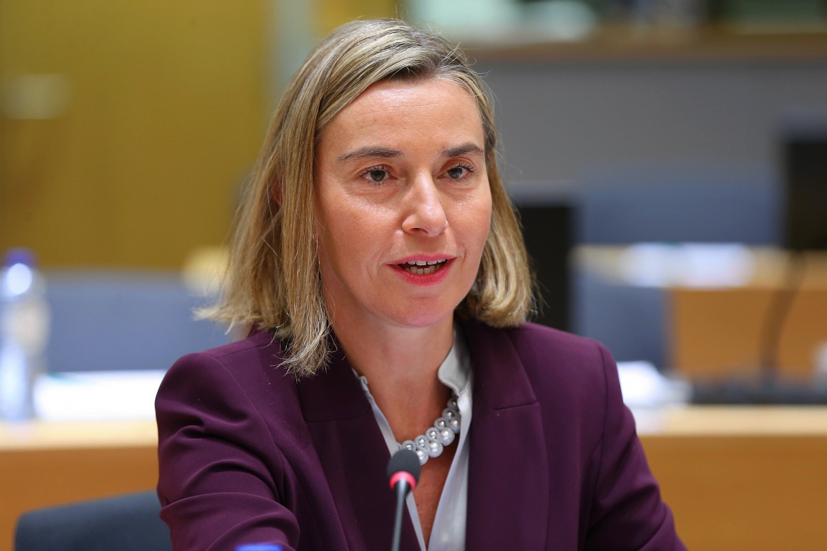 European Union foreign policy chief Federica Mogherini said in a statement that 