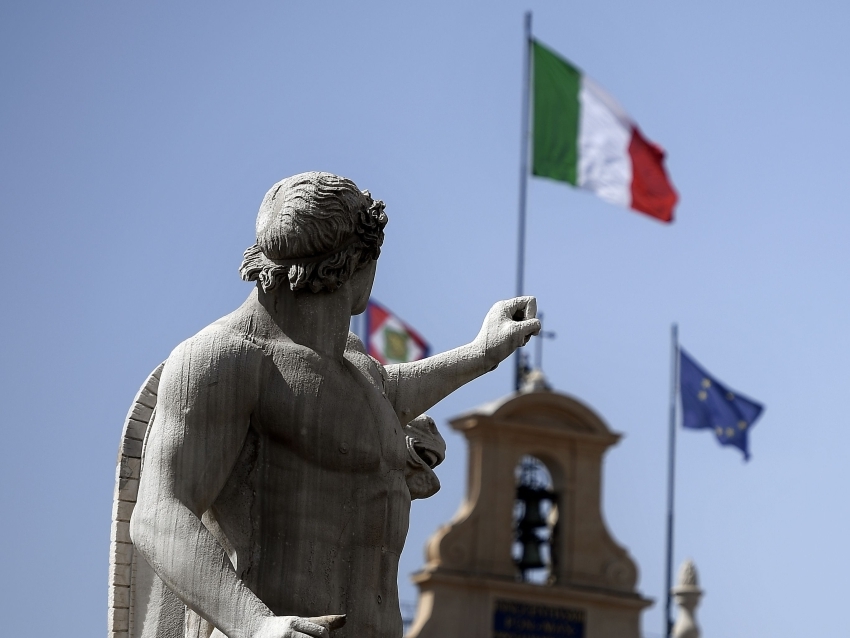 A view shows a the Quirinale Palace, official residence of the Italian President, in central Rome on May 30, 2018. AFP / FILIPPO MONTEFORTE