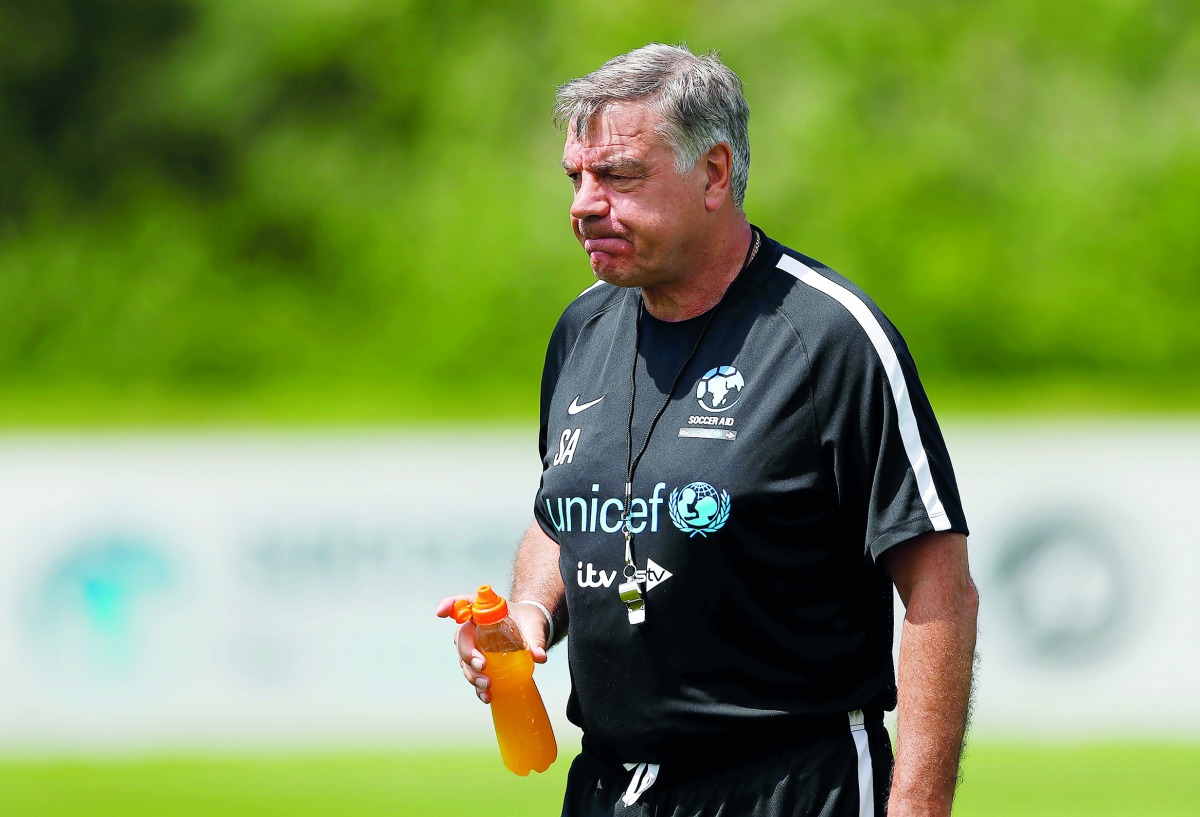  Sam Allardyce during training. Action Images via Reuters/Andrew Boyers
