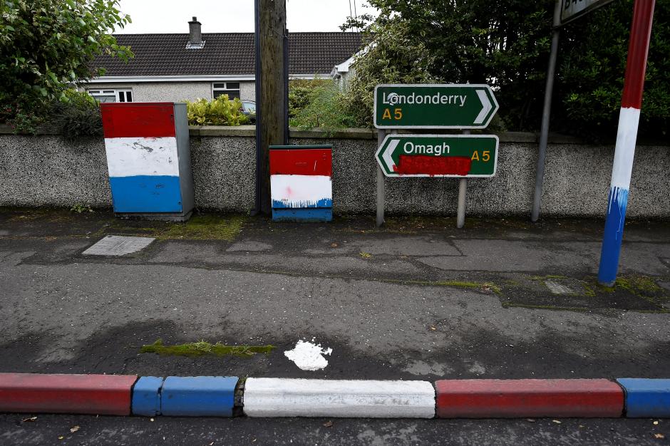 A general view shows an area near the Northern Ireland and Ireland border in Newbuildings, Northern Ireland August 16, 2017. REUTERS/Clodagh Kilcoyne
