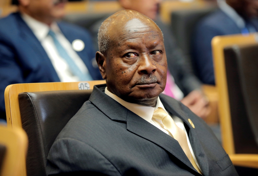 Uganda's President Yoweri Museveni attends the 30th Ordinary Session of the Assembly of the Heads of State and the Government of the African Union in Addis Ababa, Ethiopia January 28, 2018. Reuters/Tiksa Negeri