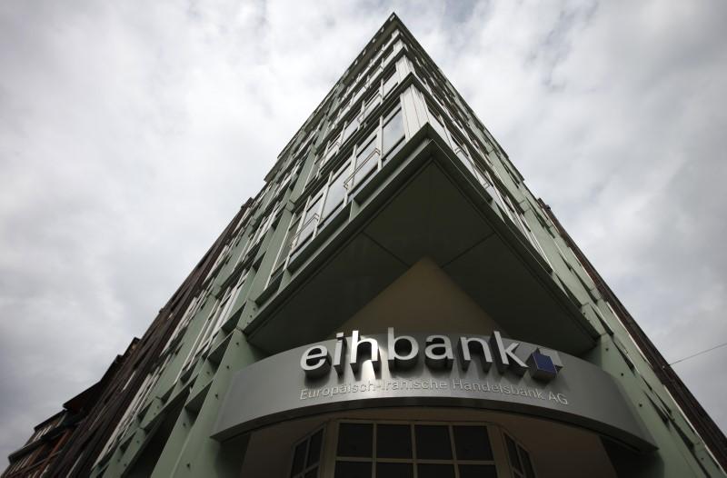FILE PHOTO - General view of the entrance to the eihbank. REUTERS/Christian Charisius