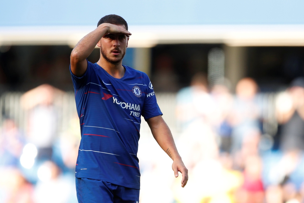 Chelsea's Eden Hazard. Reuters/John Sibley