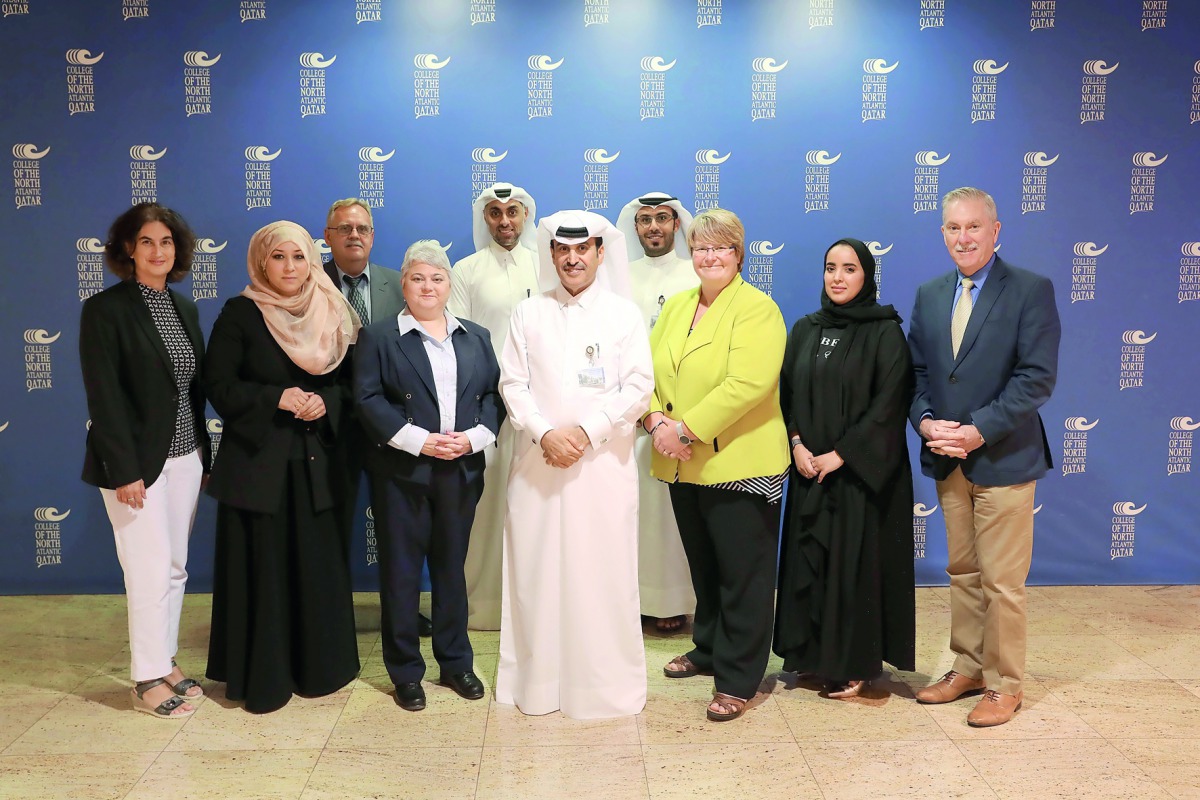 The senior representatives from College of the North Atlantic (CNA) Canada and CNA-Q. 