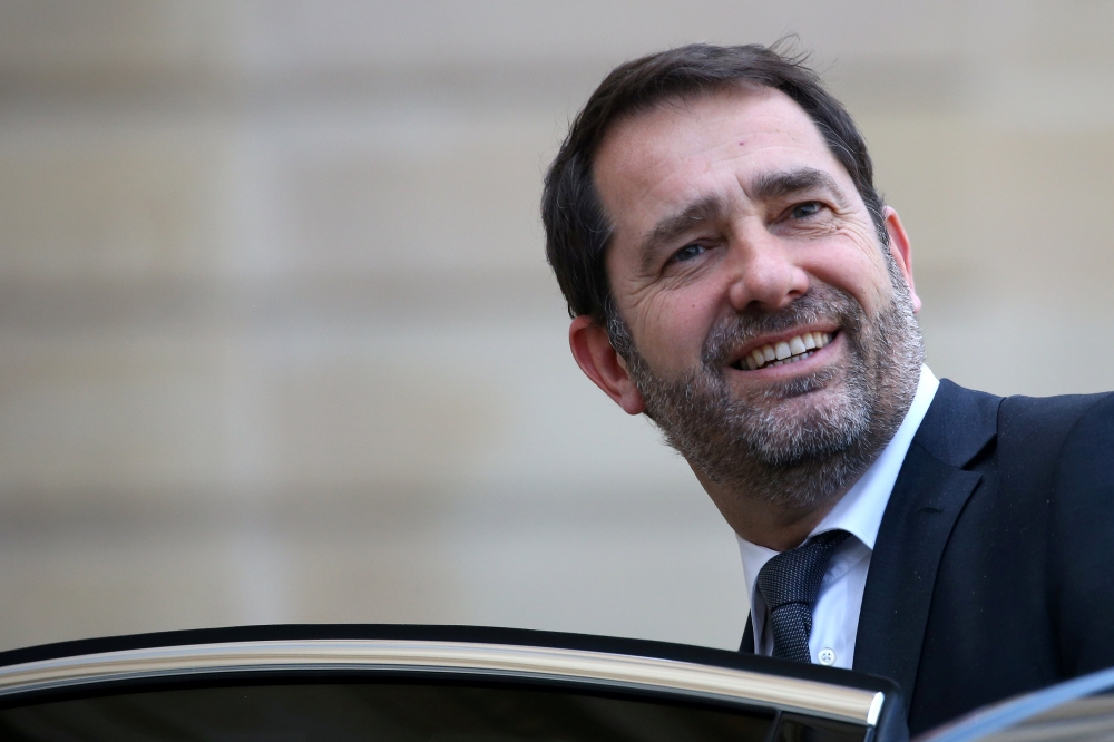 FILE PHOTO: French Junior Minister for the Relations with Parliament Christophe Castaner leaves after the weekly cabinet meeting at the Elysee Palace in Paris, France, February 21, 2018. REUTERS/Stephane Mahe/File Photo