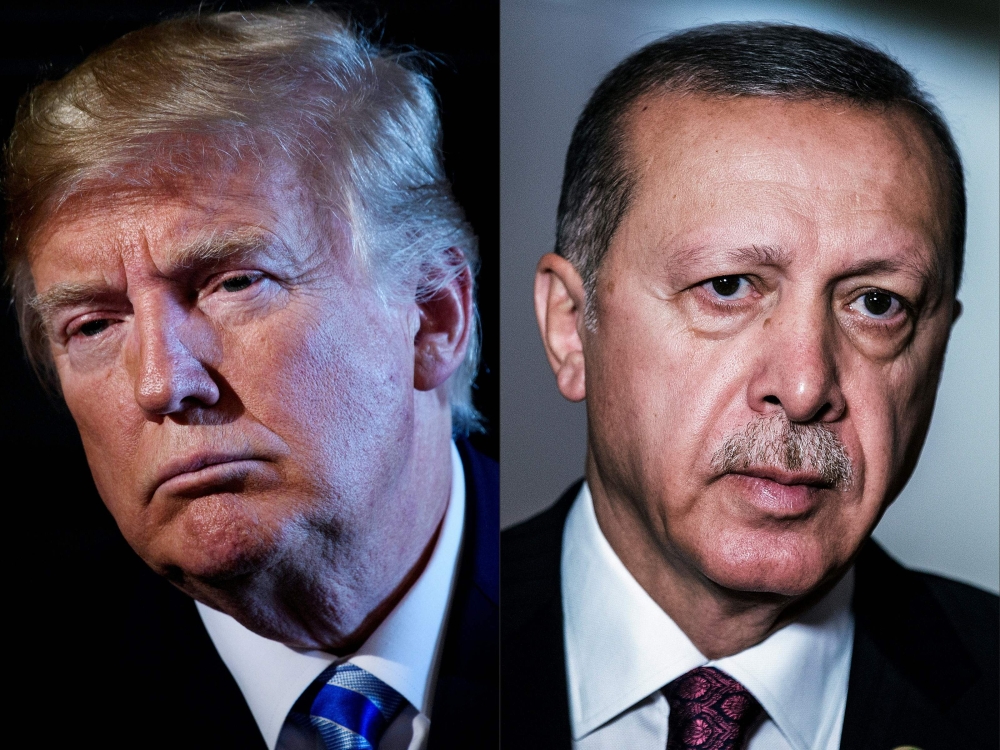 Donald Trump andRecep Tayyip Erdogan AFP Brendan Smialowski Gianluigi Guercia