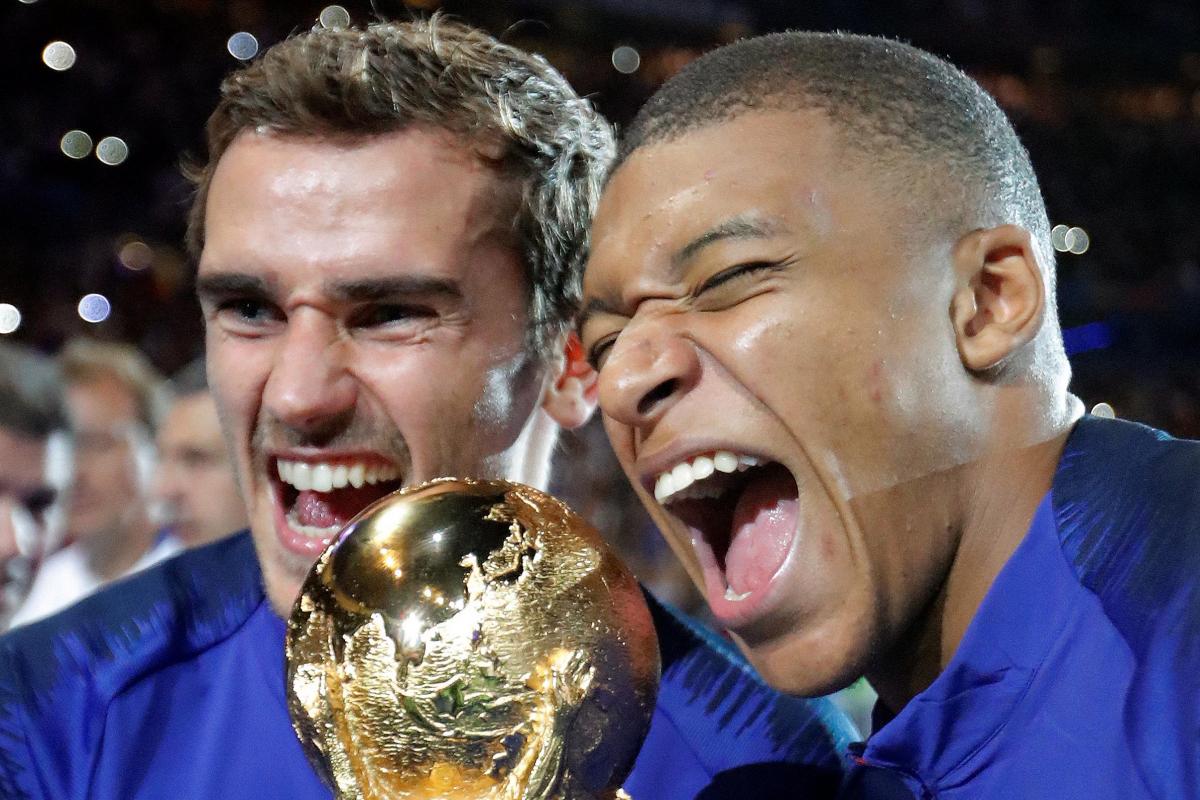 The little boy was born in the central town of Brive this month and immediately bestowed with first names honouring Antoine Griezmann and Kylian Mbappe, regional newspaper La Montagne reported Wednesday.
