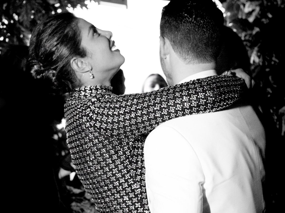 The image tweeted by Ralph Lauren while congratulating the couple on social media. The picture is a file picture clicked shortly after their engagement announcement. 