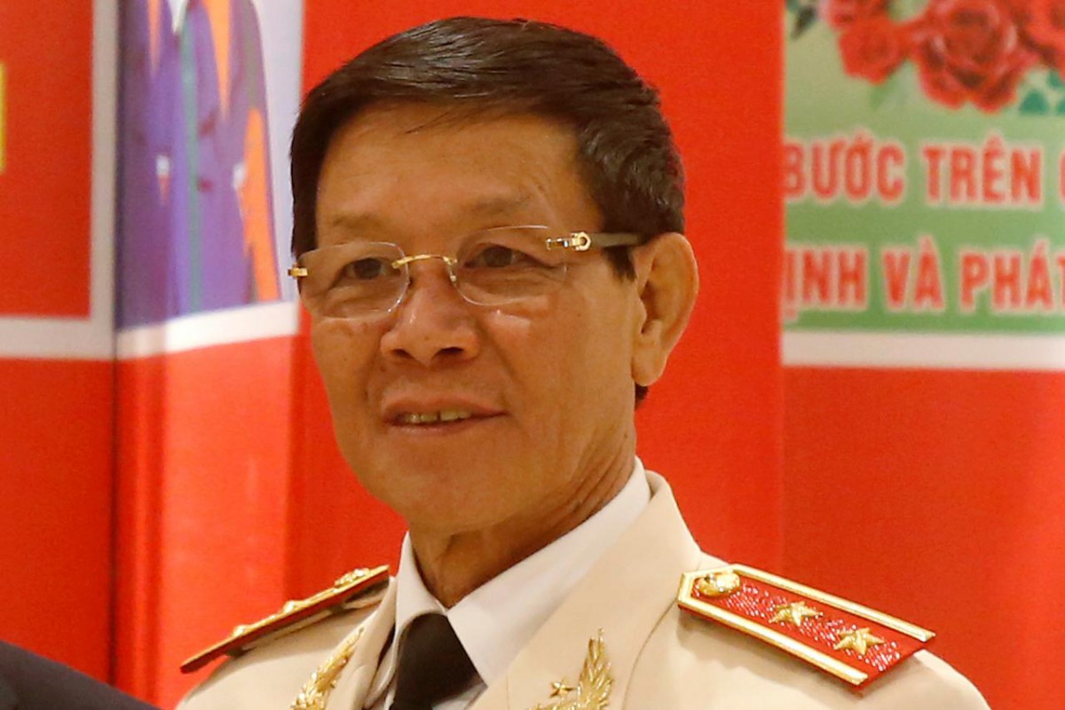 File photo of Phan Van Vinh, former head of the Police General Department who was jailed last week for nine years for running an underground online gambling ring. REUTERS/Kham