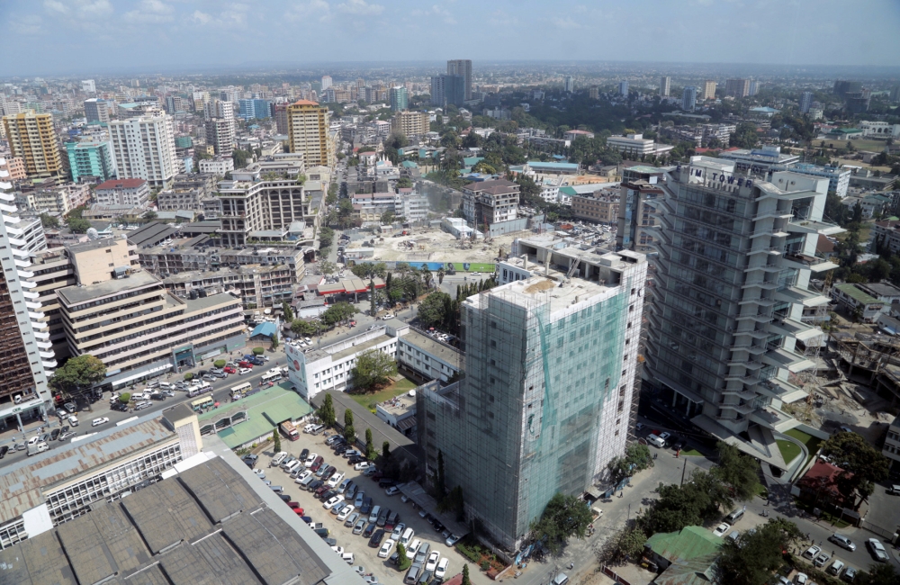 A general picture shows the skyline of Dar es Salaam city of Tanzania, July 12, 2013. Reuters/Andrew Emmanuel
