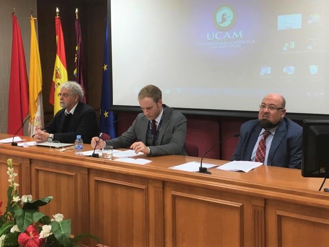 Dr Rajai Ray Jureidini, professor at CIS, and Dr Hossam Mohammed, senior researcher at CIS, presented their paper at the Universidad Católica San Antonio de Murcia at the Monastery of Los Jerónimos in Murcia, Spain.
