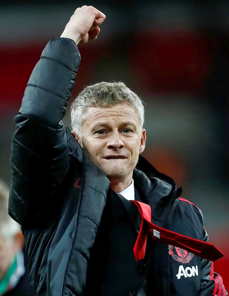 Manchester United interim manager Ole Gunnar Solskjaer. Reuters/Eddie Keogh 