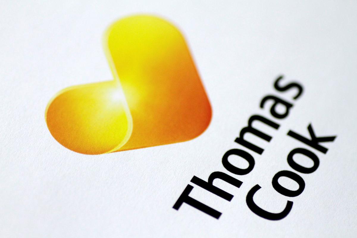 The Thomas Cook logo is seen in this illustration photo January 22, 2018. REUTERS/Thomas White/Illustration