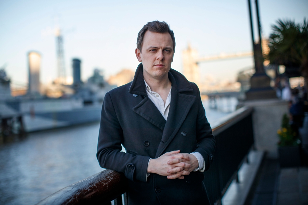 Peter Mason, national secretary of the Jewish Labour Movement, poses for a picture in central London on February 25, 2019.  AFP / Tolga Akmen
  