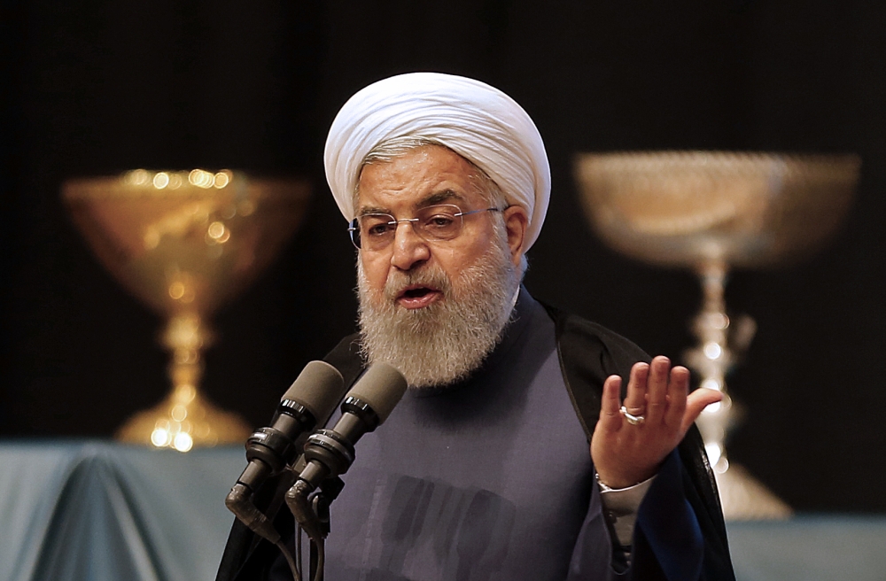 File photo of Iranian president Hassan Rouhani. AFP