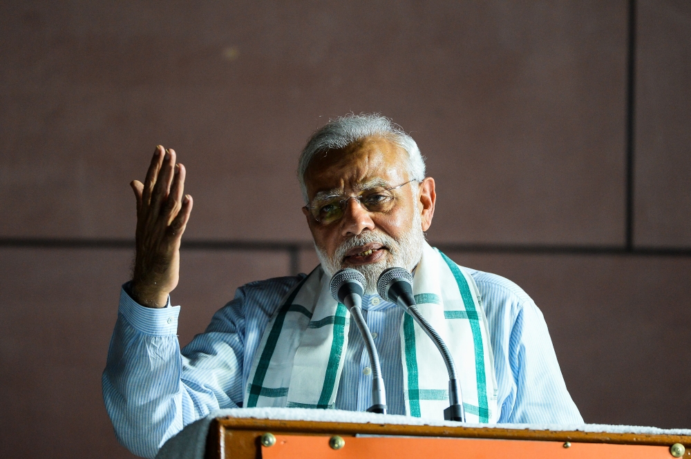 File photo of Indian Prime Minister Narendra Modi. AFP