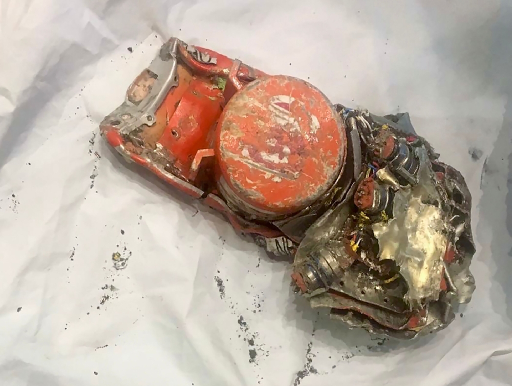 A handout photo released on March 15, 2019 by the Office of Investigation and Analysis' (Bureau d'Enquete et d'Analyses - BEA) shows one of the two black box recorders of the Ethiopian Airlines 737 MAX which crashed minutes after taking off from Addis Aba
