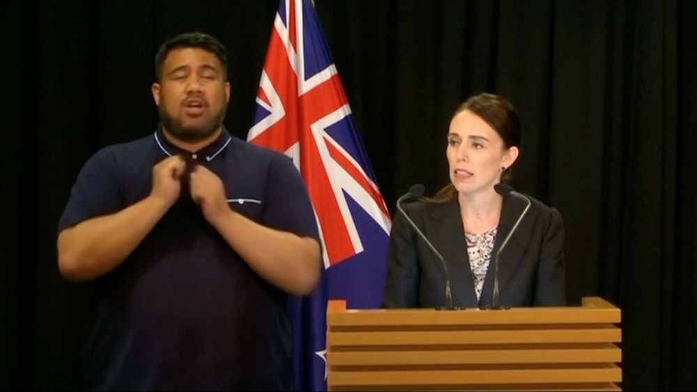 New Zealand Prime Minister Jacinda Ardern speaks about changes in gun laws in Wellington, New Zealand, March 21, 2019, in this still image taken from video. TVNZ/via REUTERS TV 