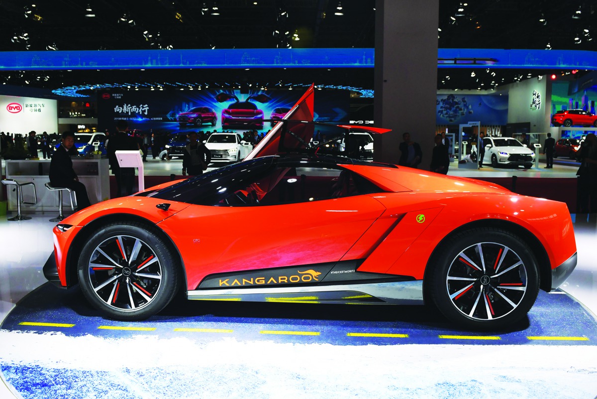 A GTECH Shanghai Kangaroo, a fully electric 