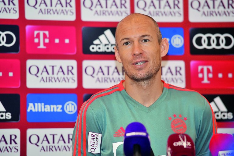 Bayern Munich Arjen Robben during a press conference at Al Aziziyah Boutique Hotel in Doha (File Pic: BAHER AMIN/THE PENINSULA)
