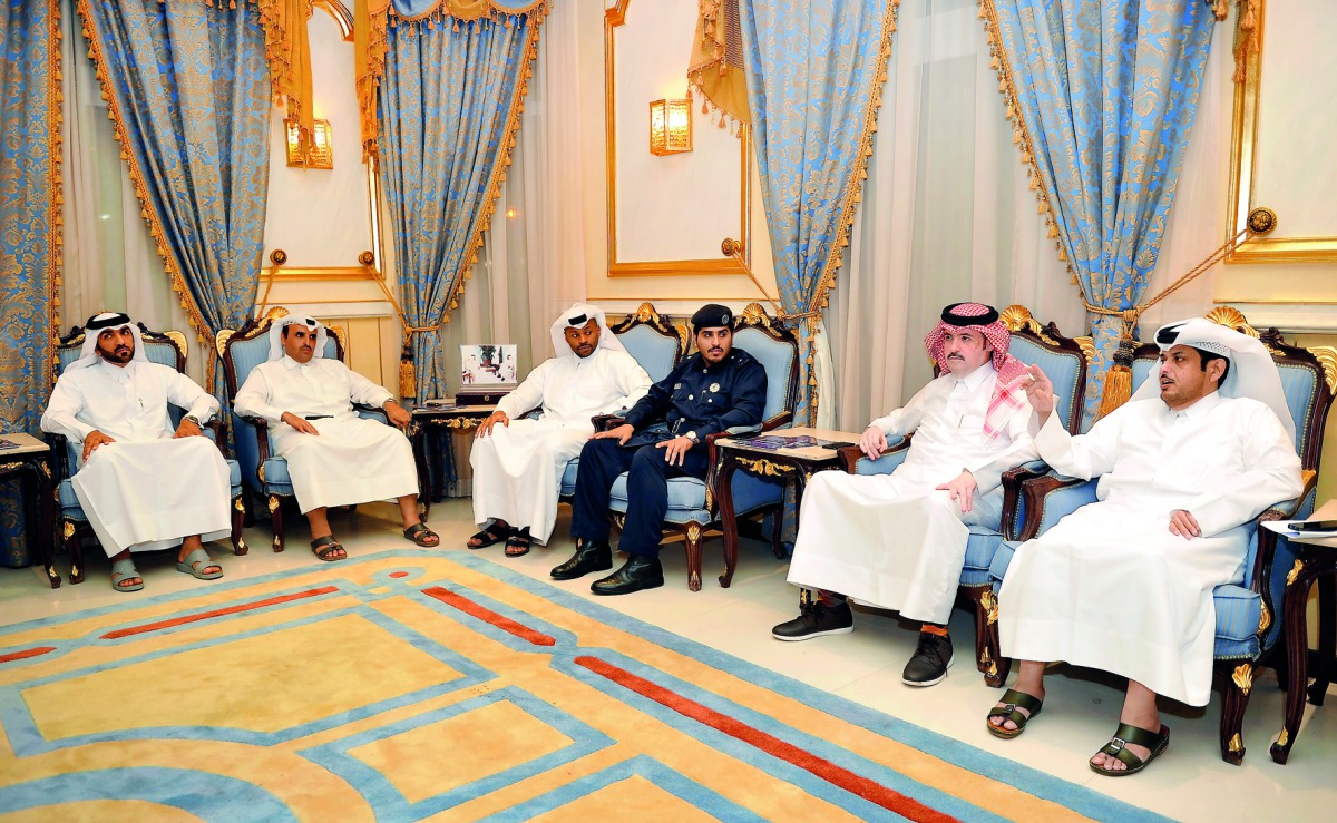 Traffic officials during the meeting with citizens. Pic: Abdul Basit / THE PENINSULA