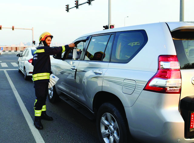 Iftar meals being distributed.