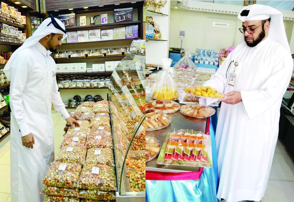 The officials conducting an inspection.