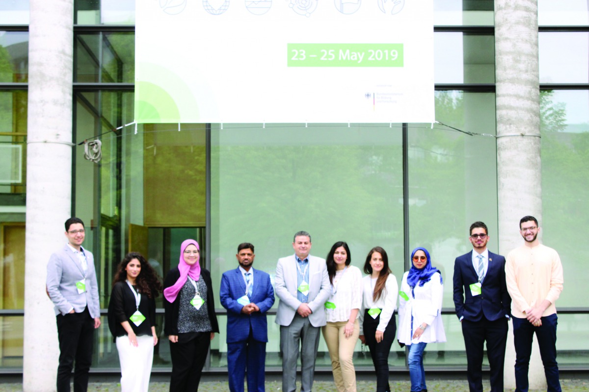QU students at the 2nd World Congress on Undergraduate Research in Germany.