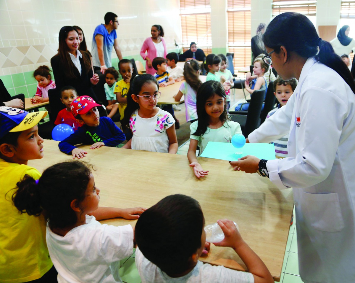 A file photo of children taking part in QF summer activities. 