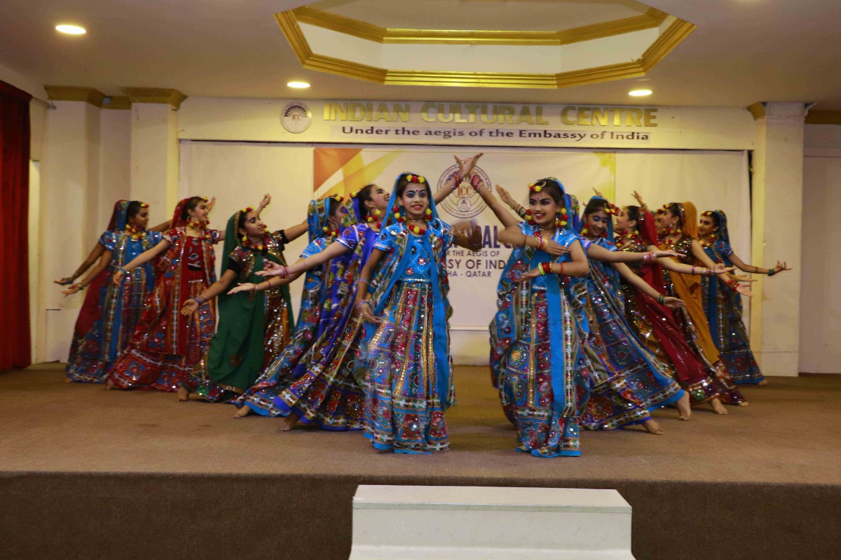 Students of MES Indian School perform at the Indian Cultural Centre. 