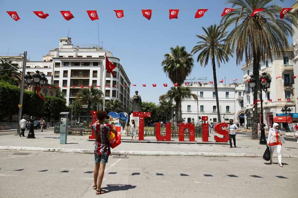 People walk in downtown Tunis, Tunisia, July 3, 2019. Reuters/Ammar Awad