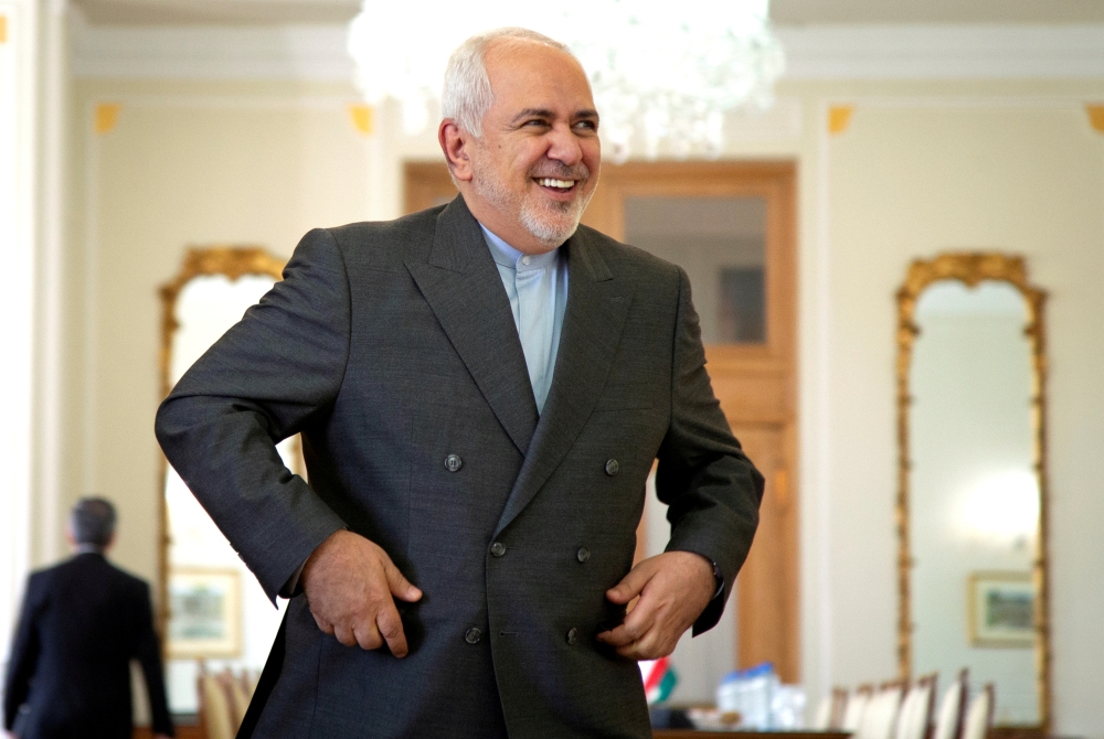 Iran's Foreign Minister Mohammad Javad Zarif is seen before a meeting in Tehran, Iran July 27, 2019. (Nazanin Tabatabaee/WANA via REUTERS/File Photo)