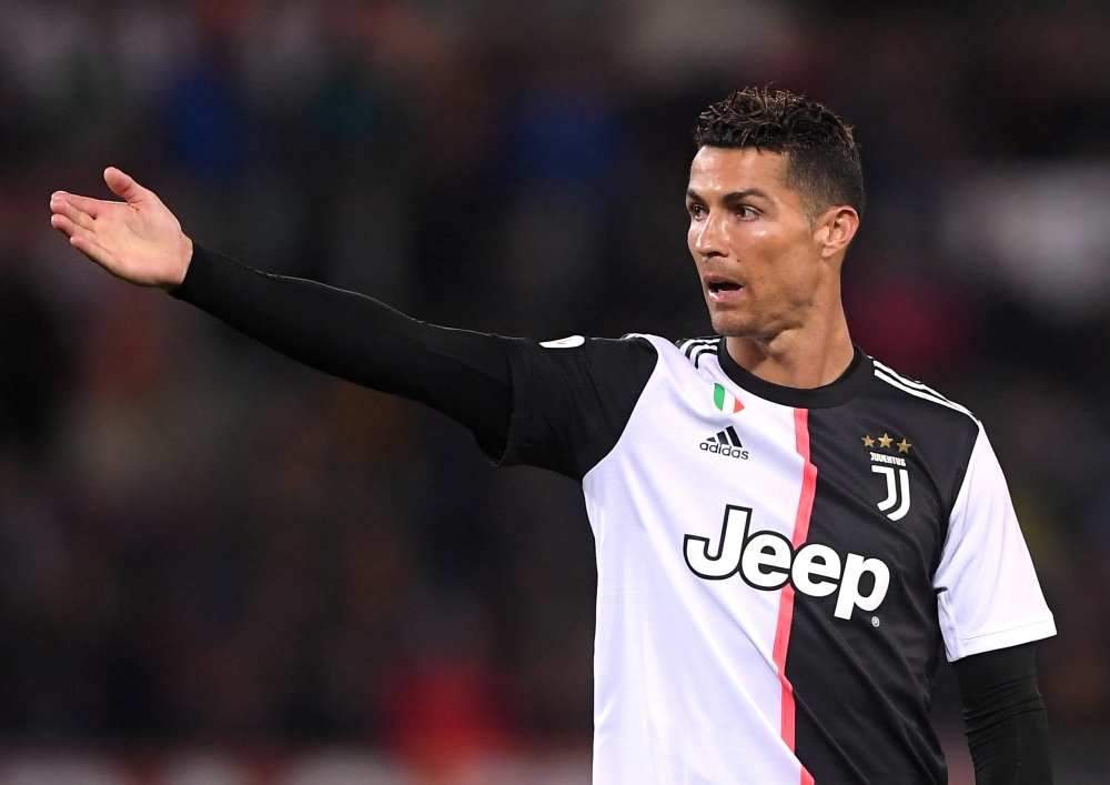 Juventus' Cristiano Ronaldo reacts REUTERS/Alberto Lingria/File Photo