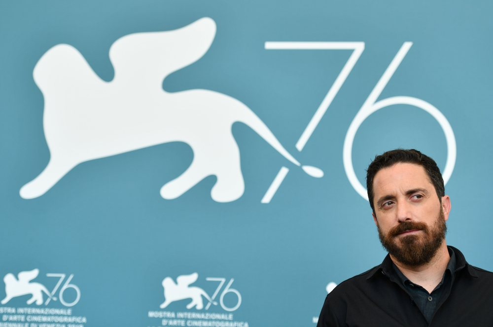 Chilean dircetor Pablo Larrain attends a photocall for the film